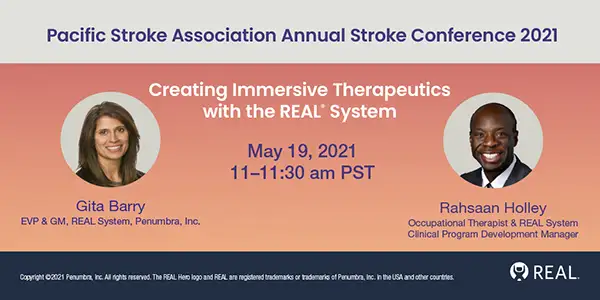 The REAL System was featured at the Pacific Stroke Association's Annual Stroke Conference in 2021