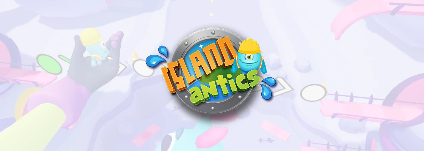 Island Antics logo, an experience that focuses on therapeutic motions to exercise trunk control and coordination rehabilitation