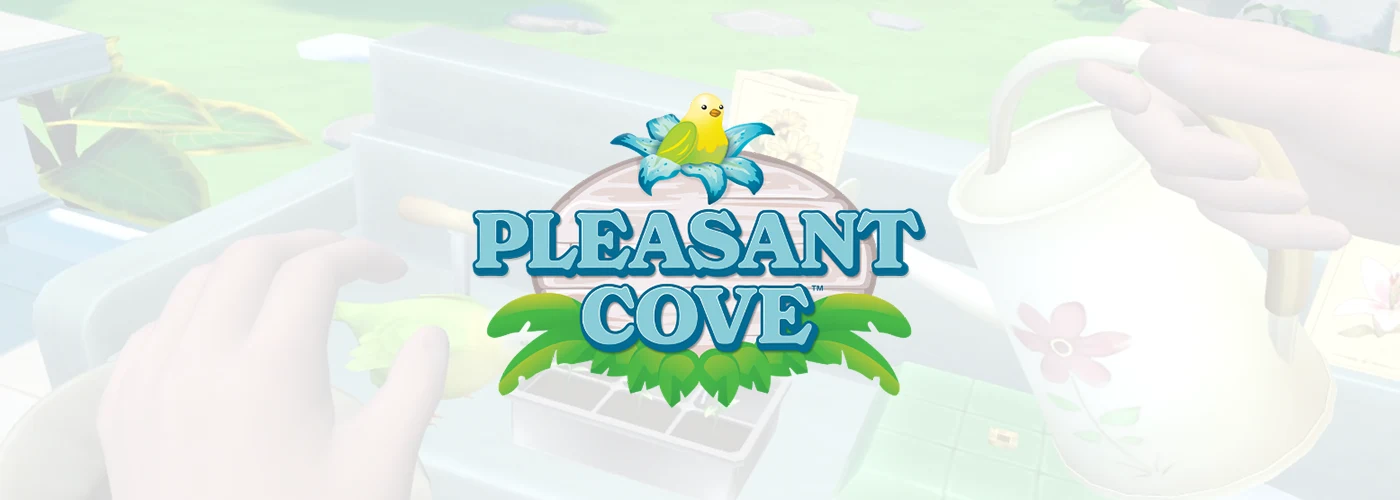 Pleasant Cove logo, for the experience that focuses on therapy to recover cognitive skills